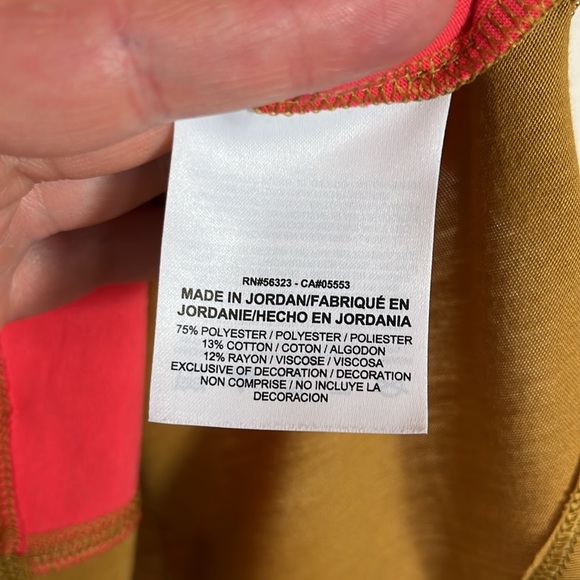 Nike Dri-Fit Racerback Running Tank Top Small Colorblock Athletic Athleisure - Picture 5 of 6